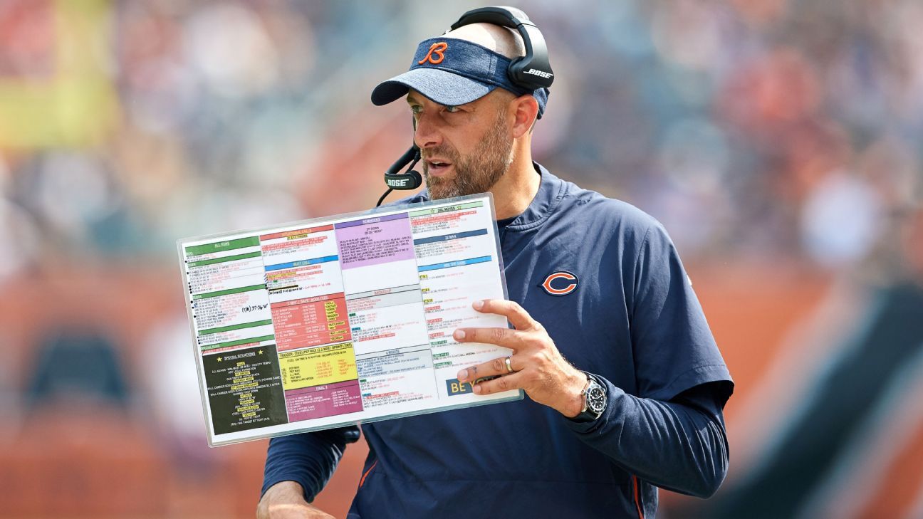 SportsCenter on X: Breaking: Bears coach Matt Nagy announced that