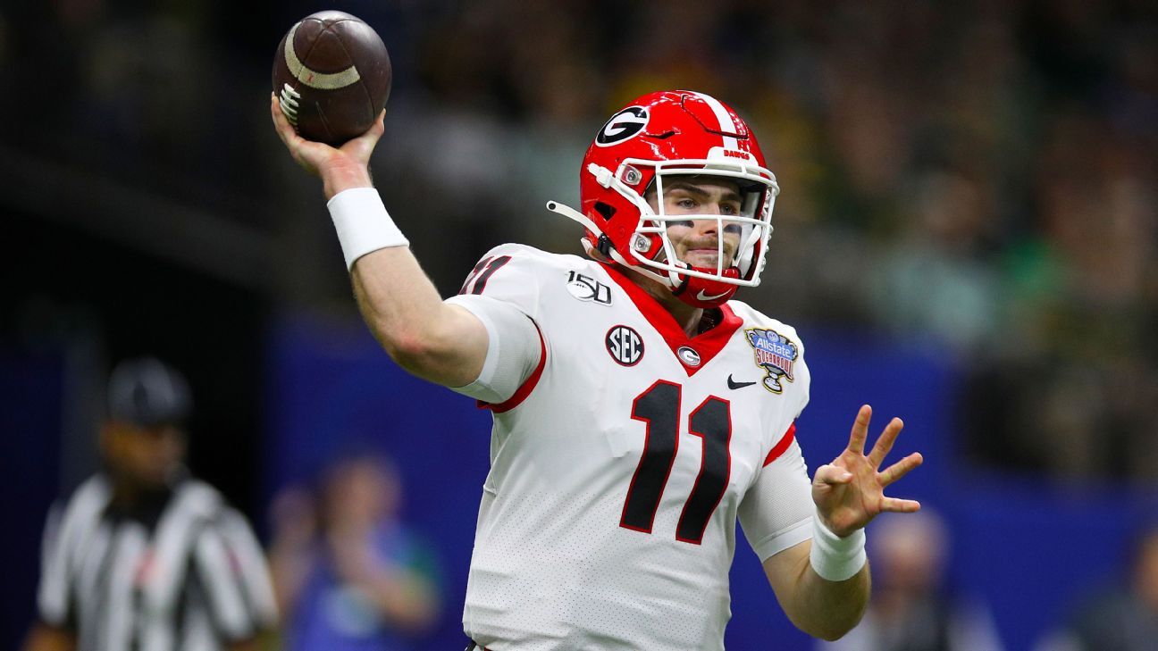 Georgia's Jake Fromm training for NFL in Mobile, Ala.