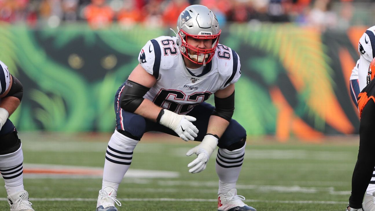 Patriots use franchise tag on OG Joe Thuney - ESPN