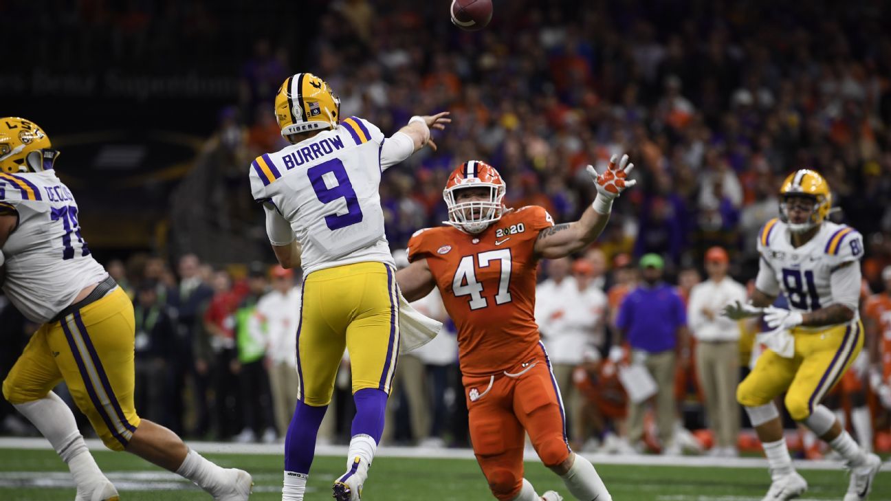 Joe Burrow Threw 7 Touchdowns. And That Was Just L.S.U.'s First