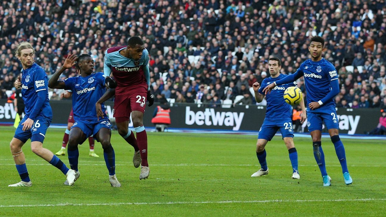 West Ham United Vs Everton Football Match Report January 18 2020 Espn
