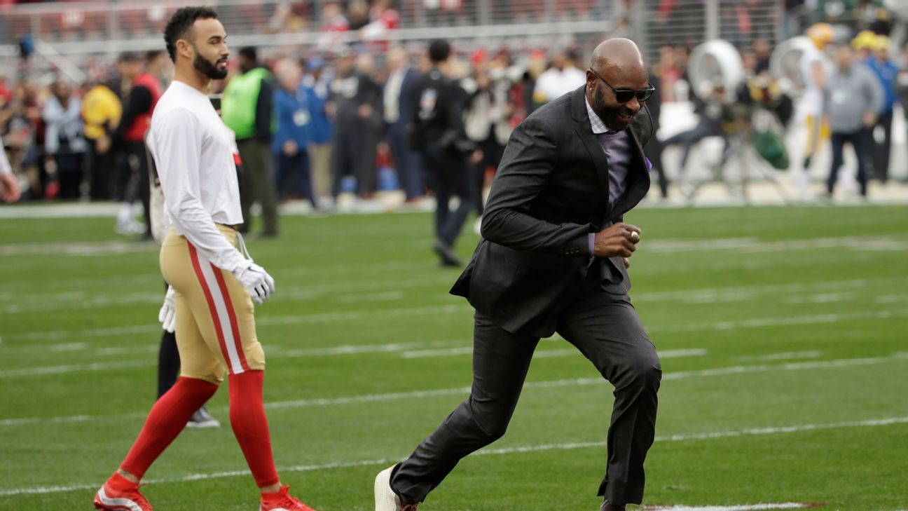 NFC championship: Jerry Rice honorary captain for San Francisco 49ers