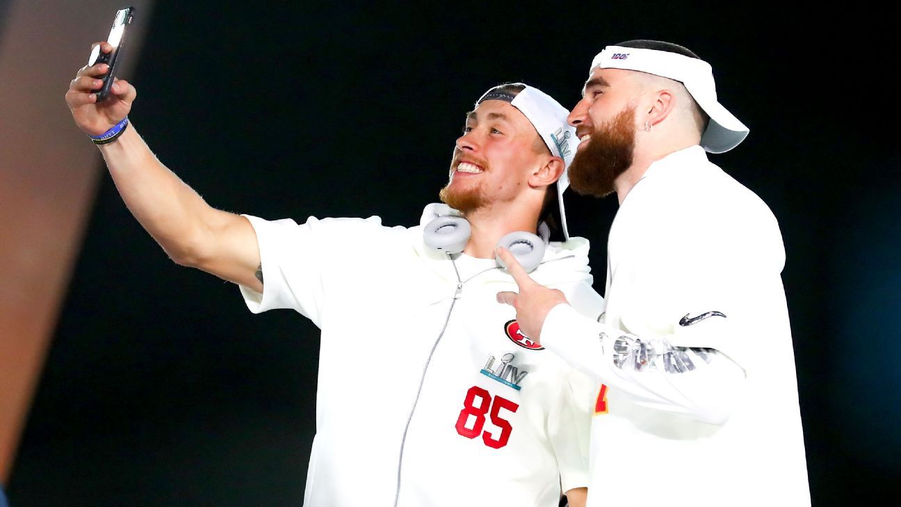 Stats & Eggs: George Kittle gives Travis Kelce love for breaking his record  - Niners Nation