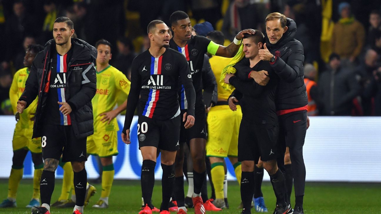 Nantes Vs Paris Saint Germain Football Match Report February 5 2020 Espn