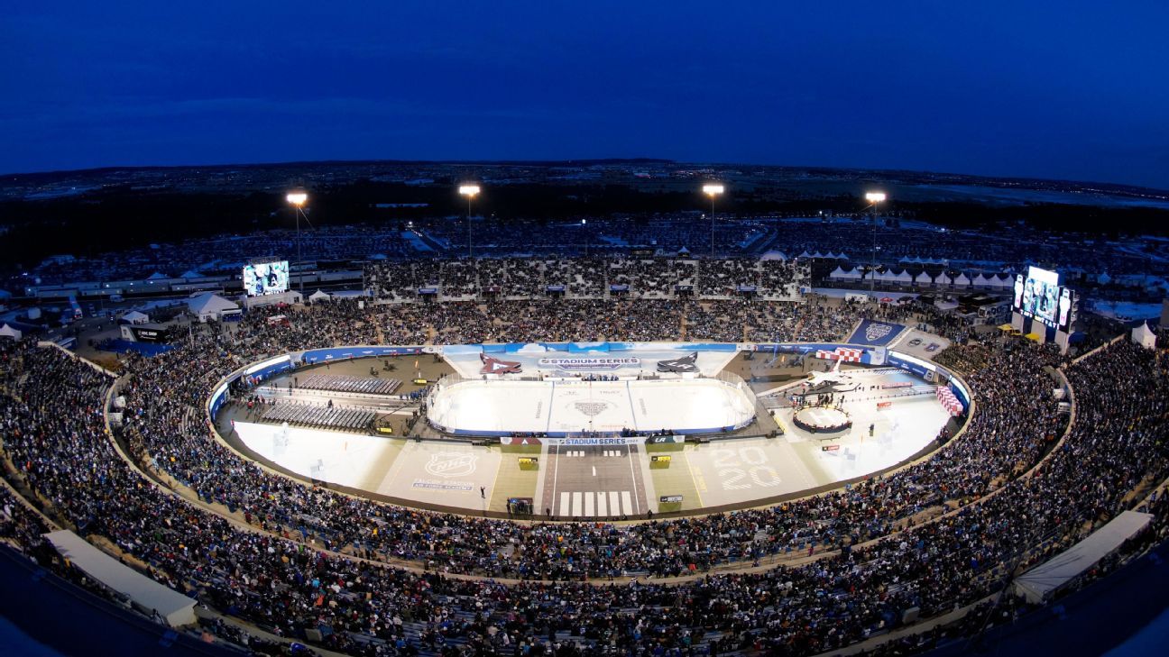 Colorado Avalanche manage large stage at NHL's Stadium Series