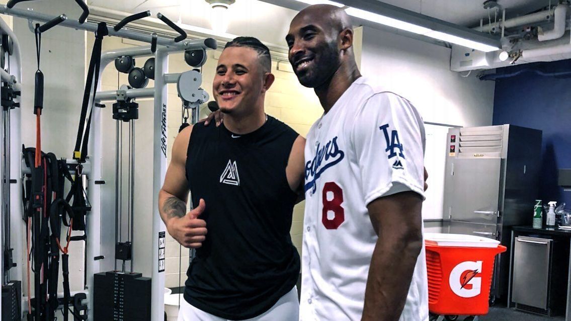 Machado wears No. 8 out of respect for Kobe in Dodgers debut