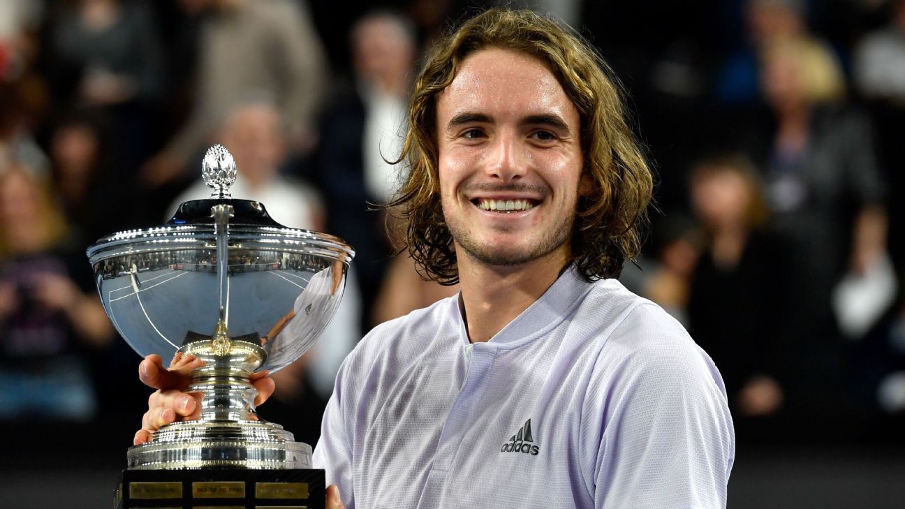 Stefanos Tsitsipas sinks Felix Auger-Aliassime, wins ...