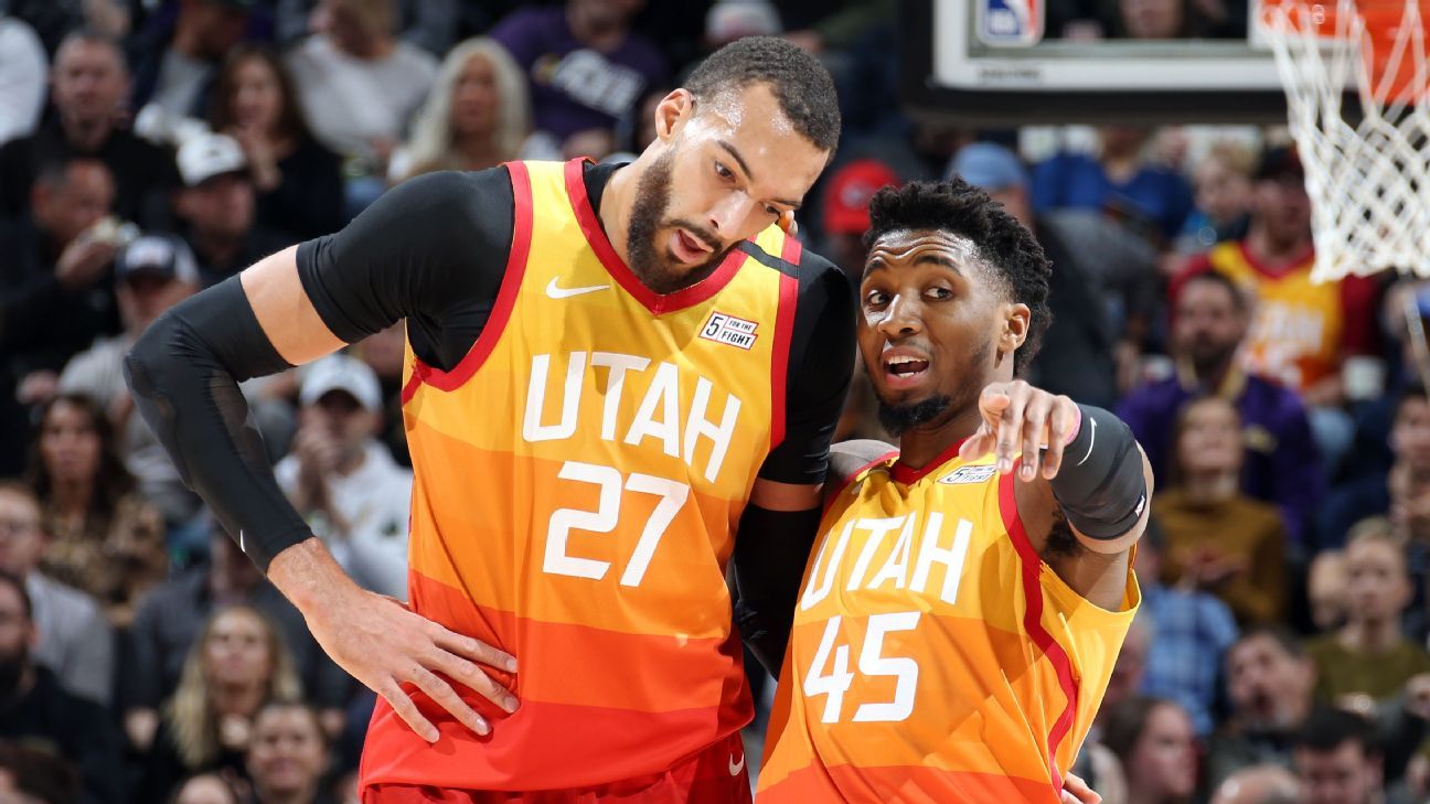 Donovan Mitchell, Rudy Gobert going in different directions ahead of 1st  matchup