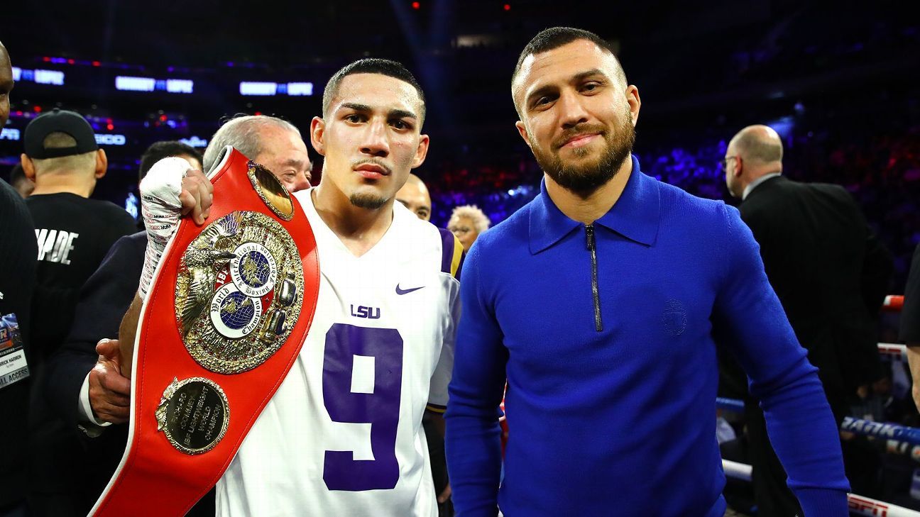 VIDEO: Teofimo Lopez Secures IBF Lightweight Championship And Rocks Joe  Burrow Jersey Afterward