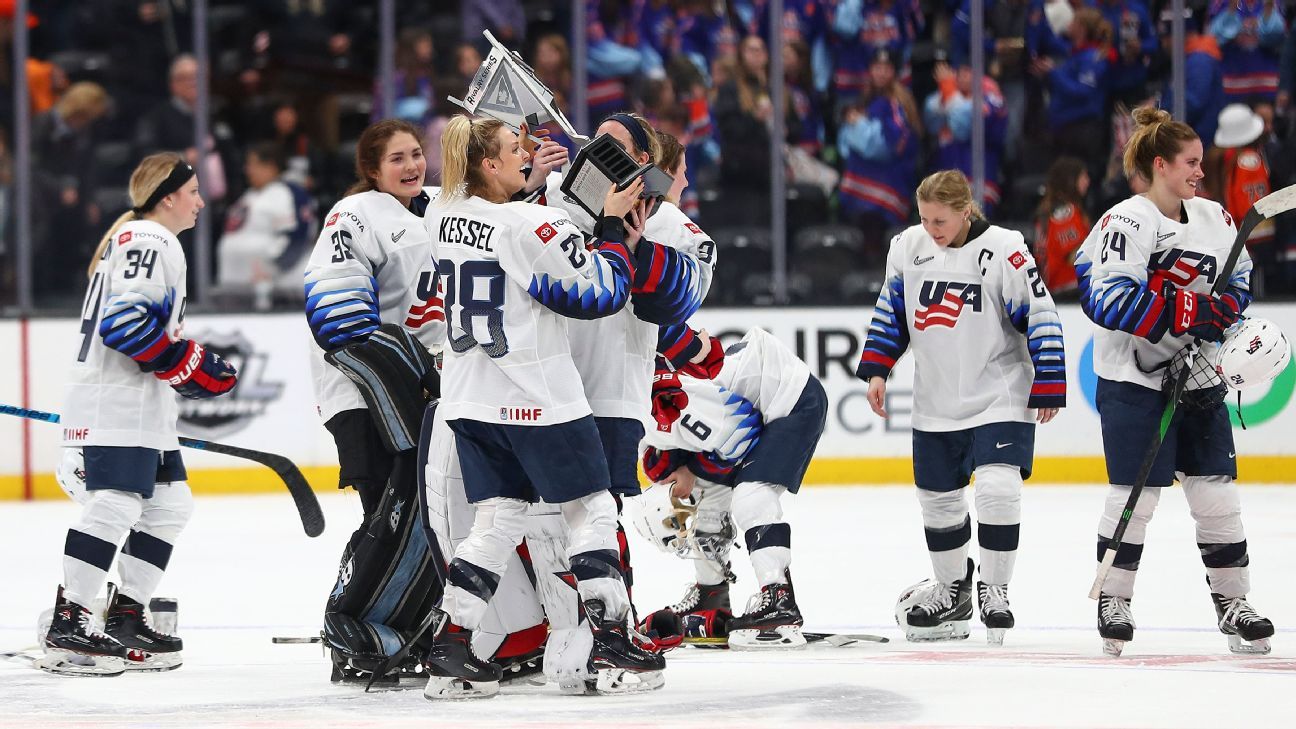 Hilary Knight, two-time U.S. Olympian, skates in practice for Anaheim Ducks  - ESPN