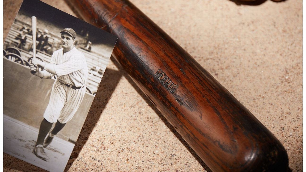 Game-worn Lou Gehrig jersey was the second-highest selling lot in a recent  sports sale