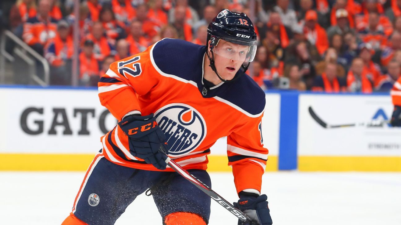 Edmonton Oilers forward Colby Cave dies at age 25 after suffering brain  bleed