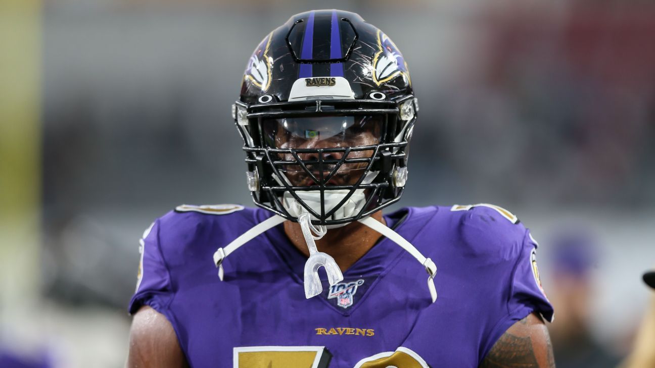 Baltimore Ravens activate left tackle Ronnie Stanley from PUP list