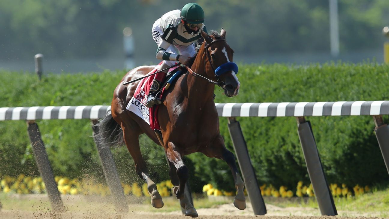 Gamine wins Acorn Stakes by 18 3/4 lengths in record time ESPN