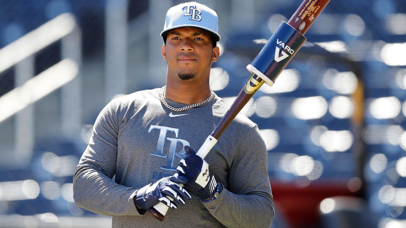 Wander Franco drives in 3 as Rays beat Blue Jays 10-5