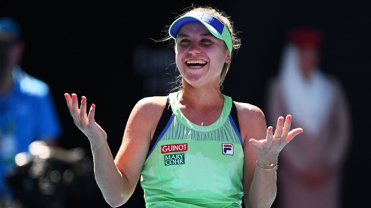 Australian Open winner Sofia Kenin ready to compete again in World