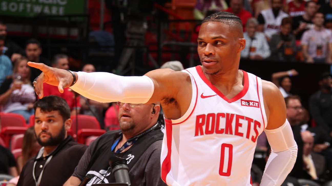 Russell Westbrook, Houston Rockets star, tests positive for coronavirus  ahead of NBA restart