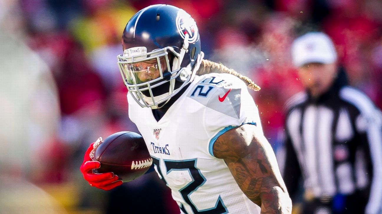 Derrick Henry among fantasy football players who will score fewer TDs