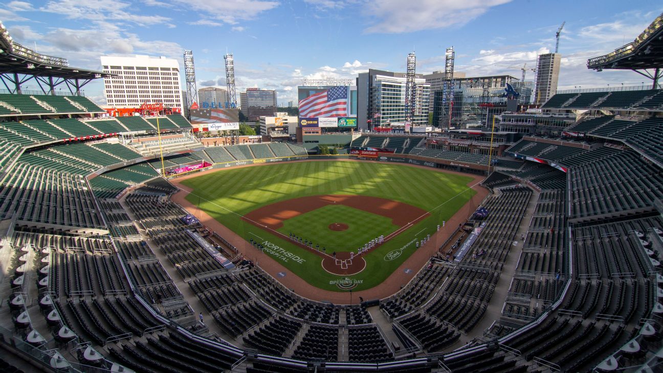 Atlanta Braves cover All-Star Game patch on team jerseys after MLB's  decision to move game