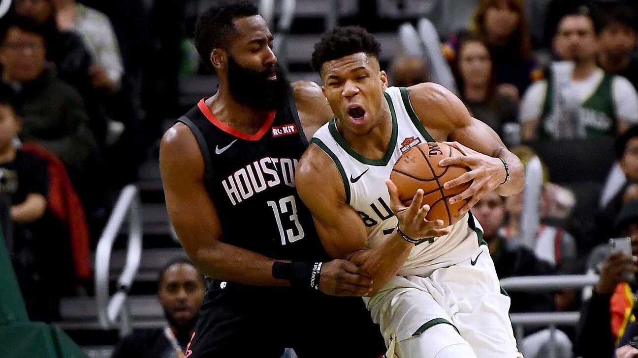 Giannis Antetokoumpo stars as Milwaukee Bucks beat Houston Rockets