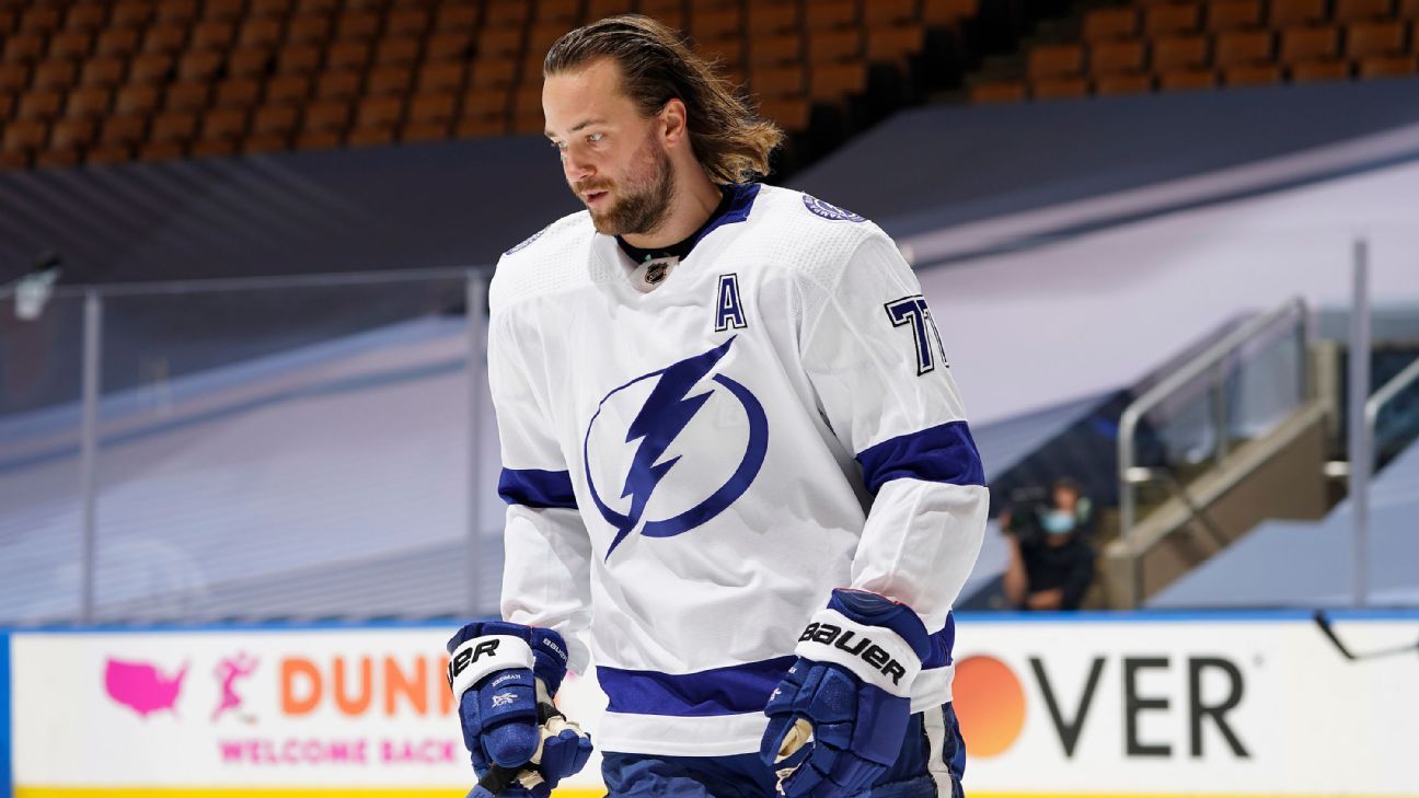 Tampa Bay Lightning D Victor Hedman leaves game with Lower-Body Injury
