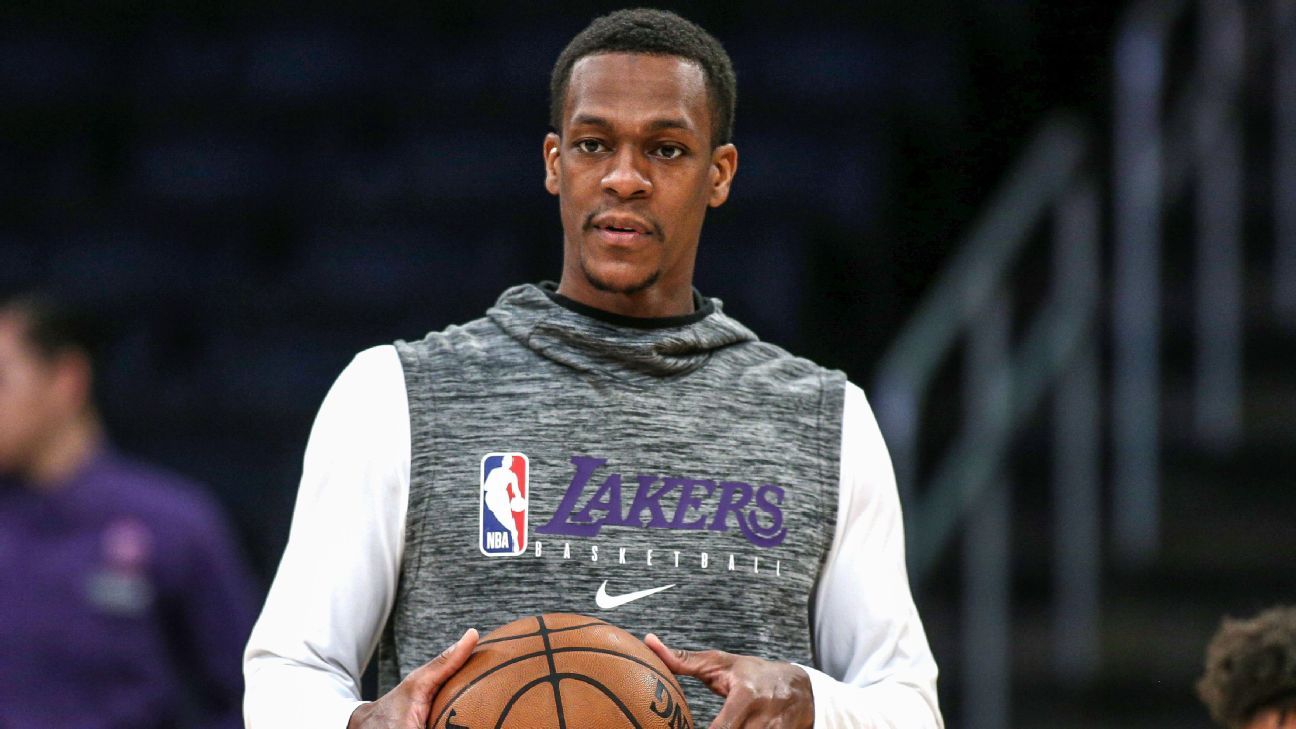 Lakers Rajon Rondo Scratched Late For Game 3 With Back Spasms