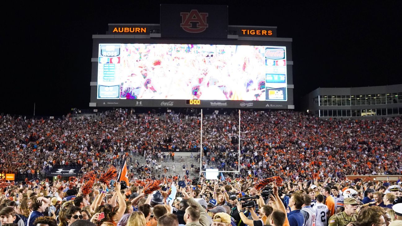 Auburn to limit attendance to 20 capacity for early home games ESPN