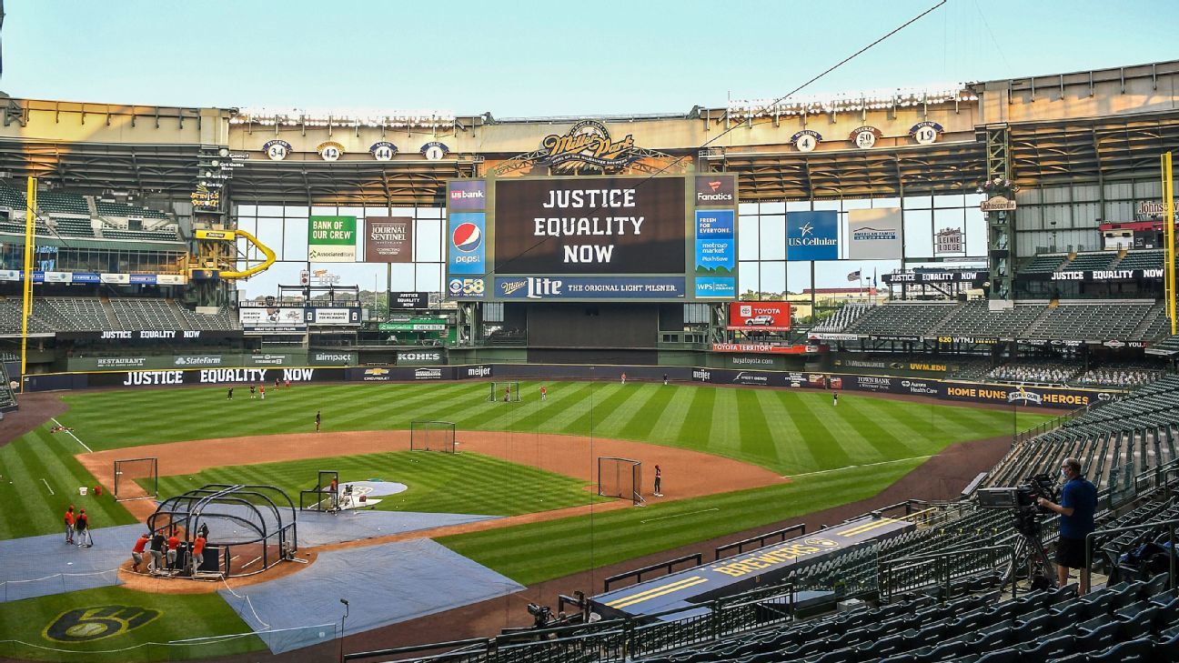 Milwaukee Brewers Game Postponed As MLB Players Join NBA In Boycott –  Deadline