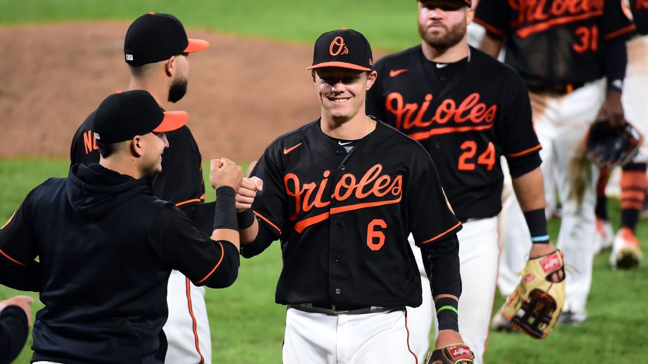 Baltimore Orioles mark double vs. A's with sprinkler move - ESPN