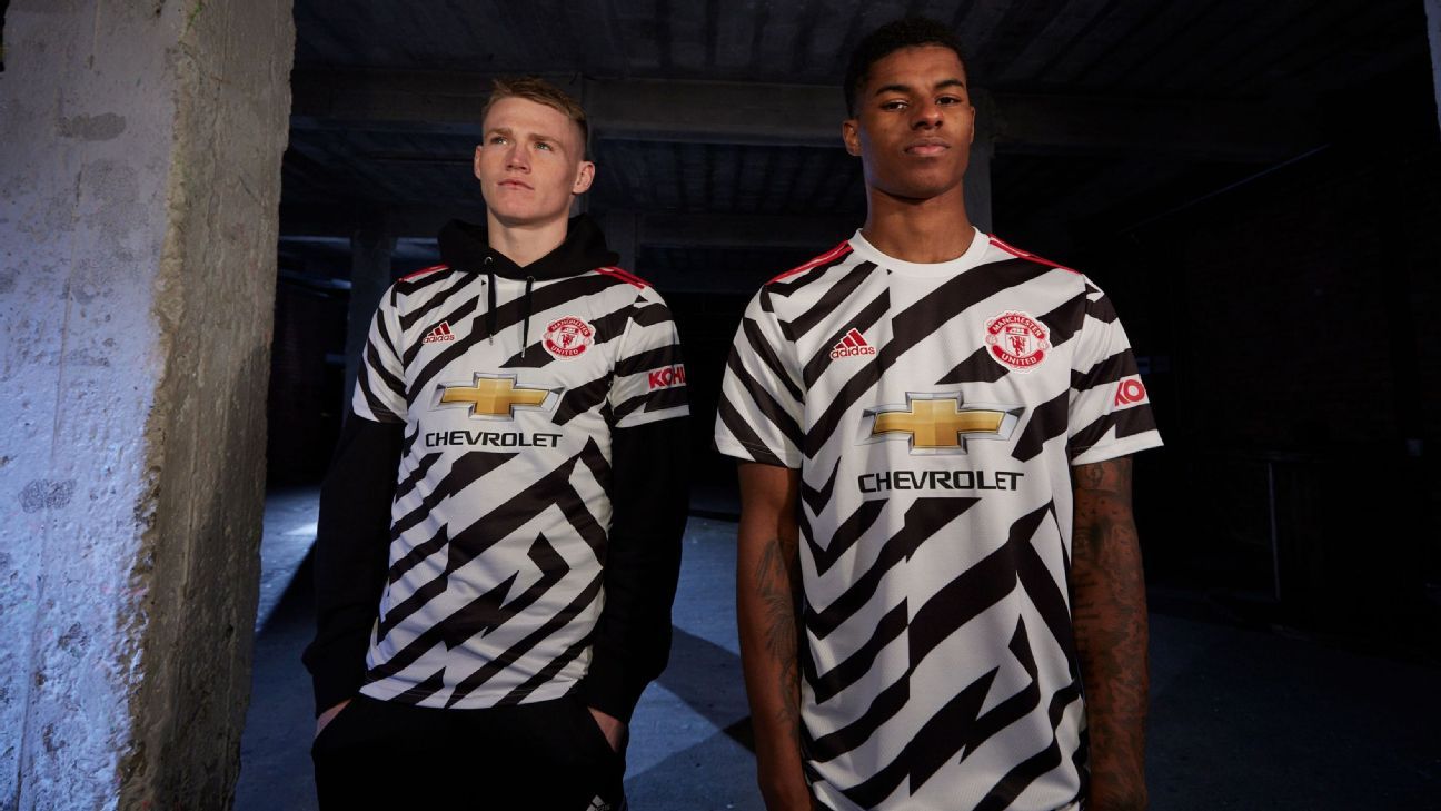 Man United unveil 'zig-zag' third kit for 2020-21 season to mark a