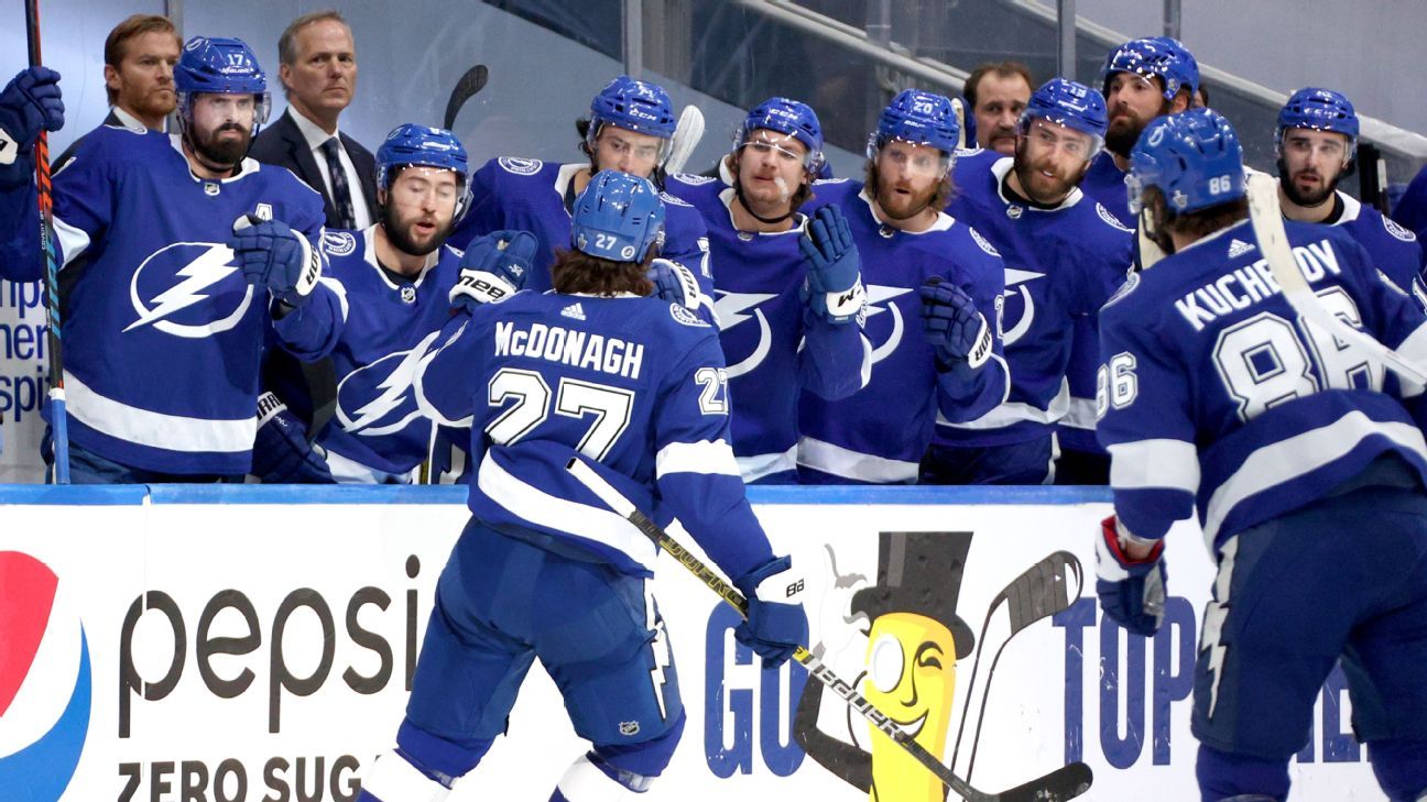 The Tampa Bay Lightning will defeat Tom Brady on Sunday - ESPN