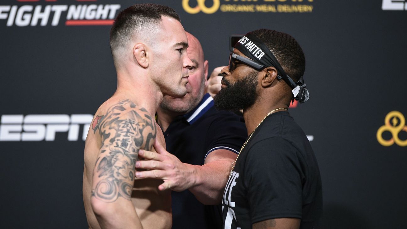 UFC Fight Night: Inside the bad blood between Colby Covington and Tyron Woodley - ESPN