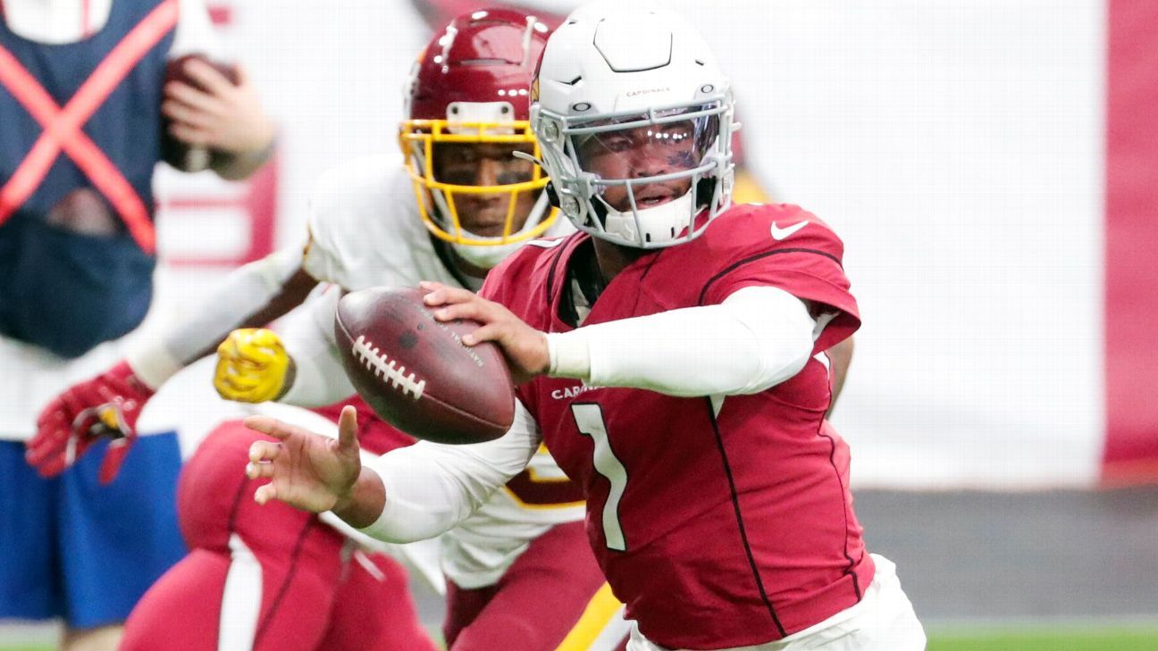 Cardinals' Kyler Murray runs untouched for a 21yard touchdown