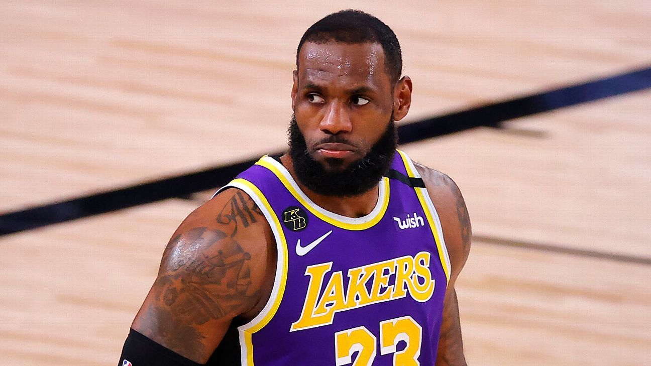 LeBron James, Lakers lead NBA jersey, merchandise sales - ESPN