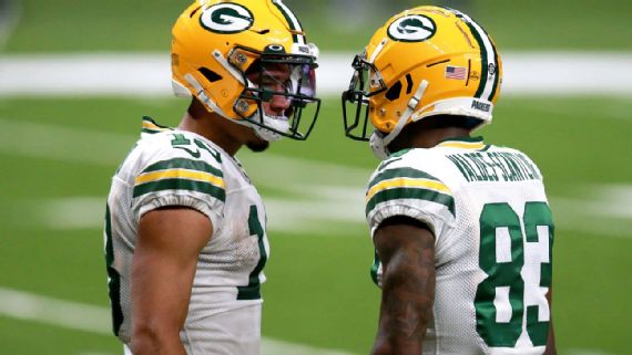 Allen Lazard Shows He Can Catch Packers Show They Can T Tackle In Win Over Saints Green Bay Packers Blog Espn