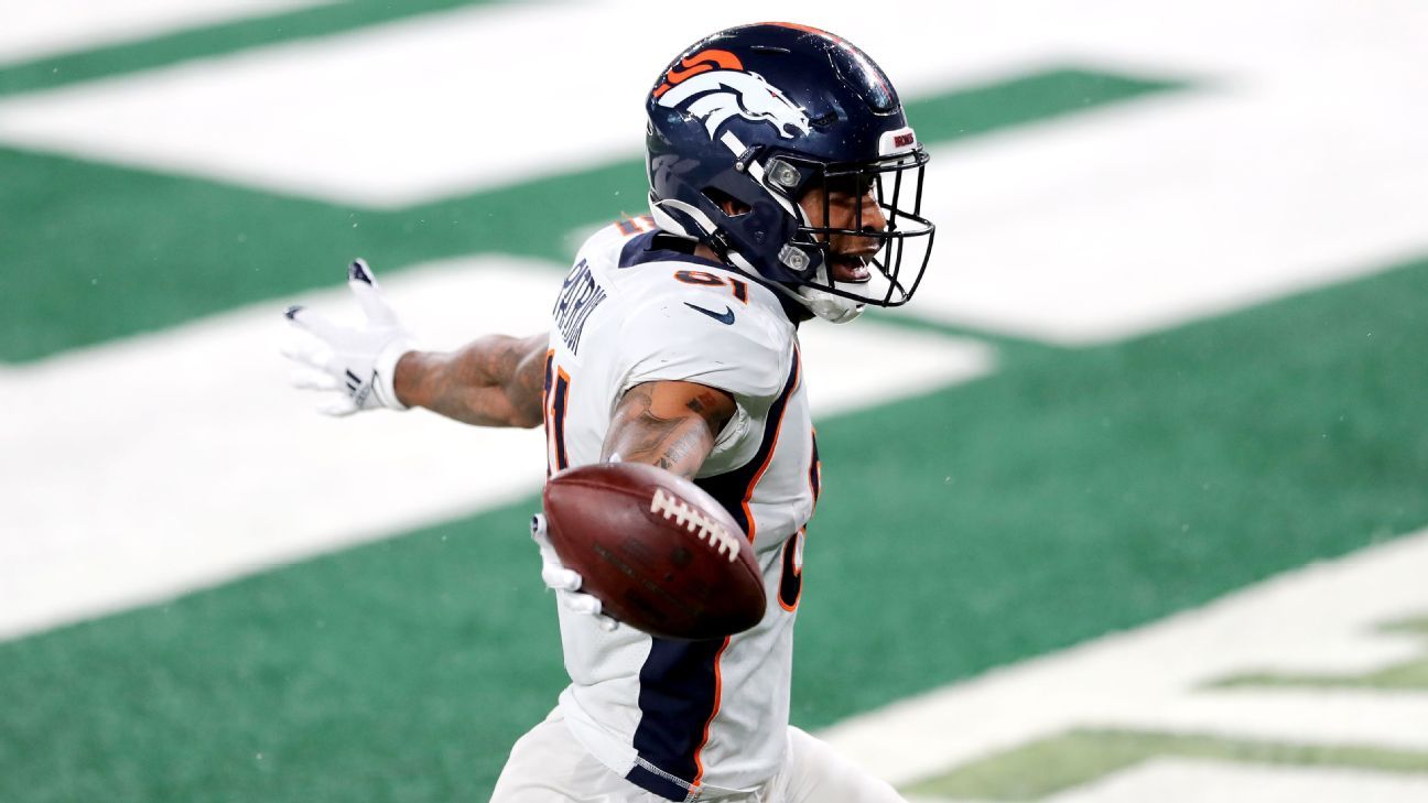 Broncos Wide Receiver Tim Patrick Grabs Third Touchdown Catch Of Season