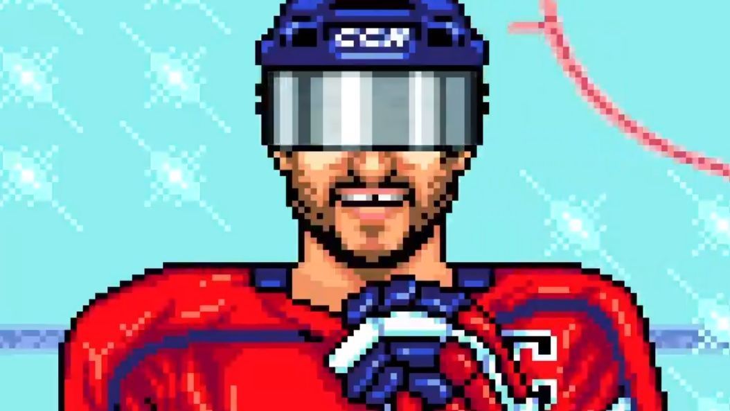 St. Louis Blues (8-bit Retro Pixel Art Videogame Player