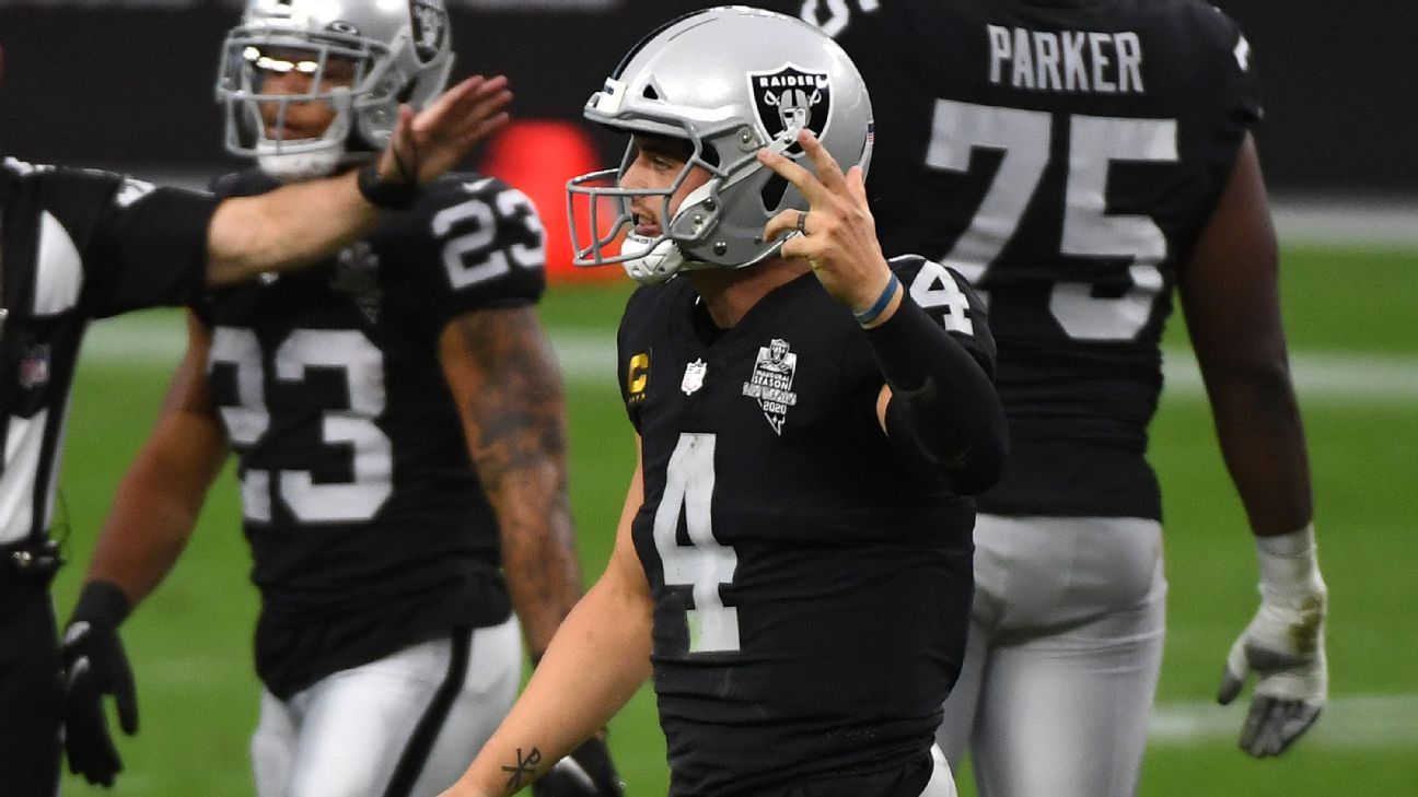 Raiders offseason questions begin with Derek Carr, but don't end there -  ESPN - Las Vegas Raiders Blog- ESPN