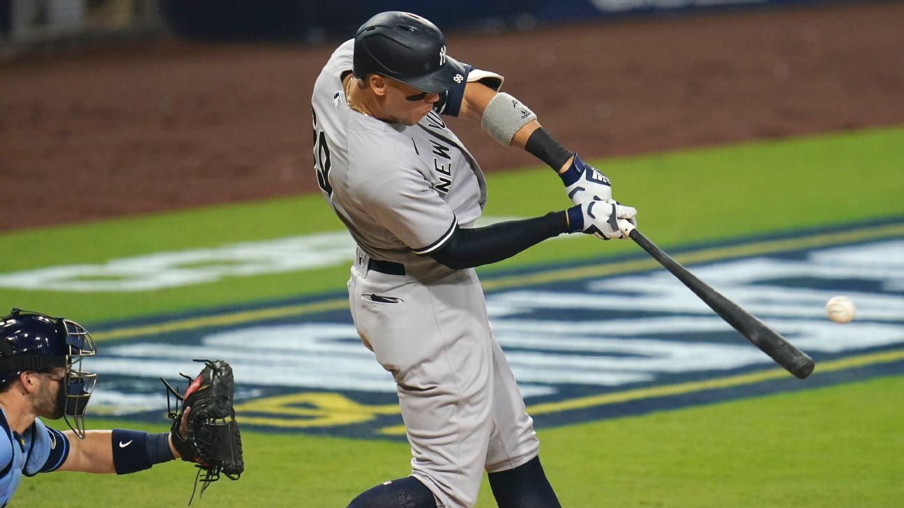 Clint Frazier SMASHES home run to put Yankees up on Rays in ALDS Game 1!