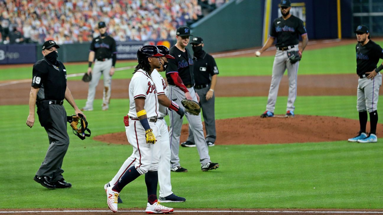 D'Arnaud, Braves rally in 7th, beat Marlins, 9-5, to open NLDS