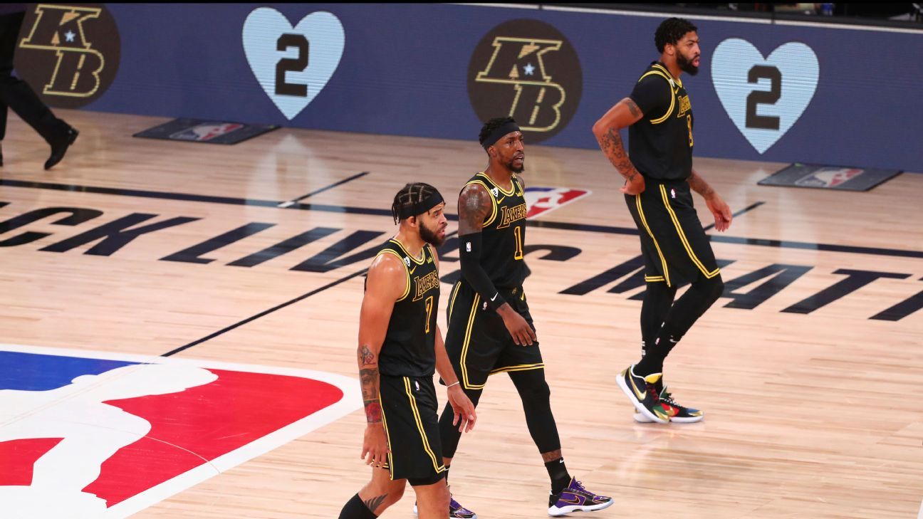 letal golondrina Adaptabilidad Los Lakers vestirán el uniforme Black Mamba en el Juego 5 - ESPN