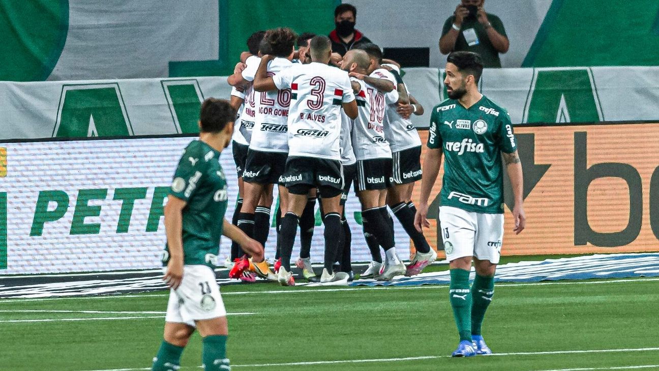 Brasileiro Sao Paulo Encerra Tabu No Allianz Parque E Vence Palmeiras Por 2 A 0