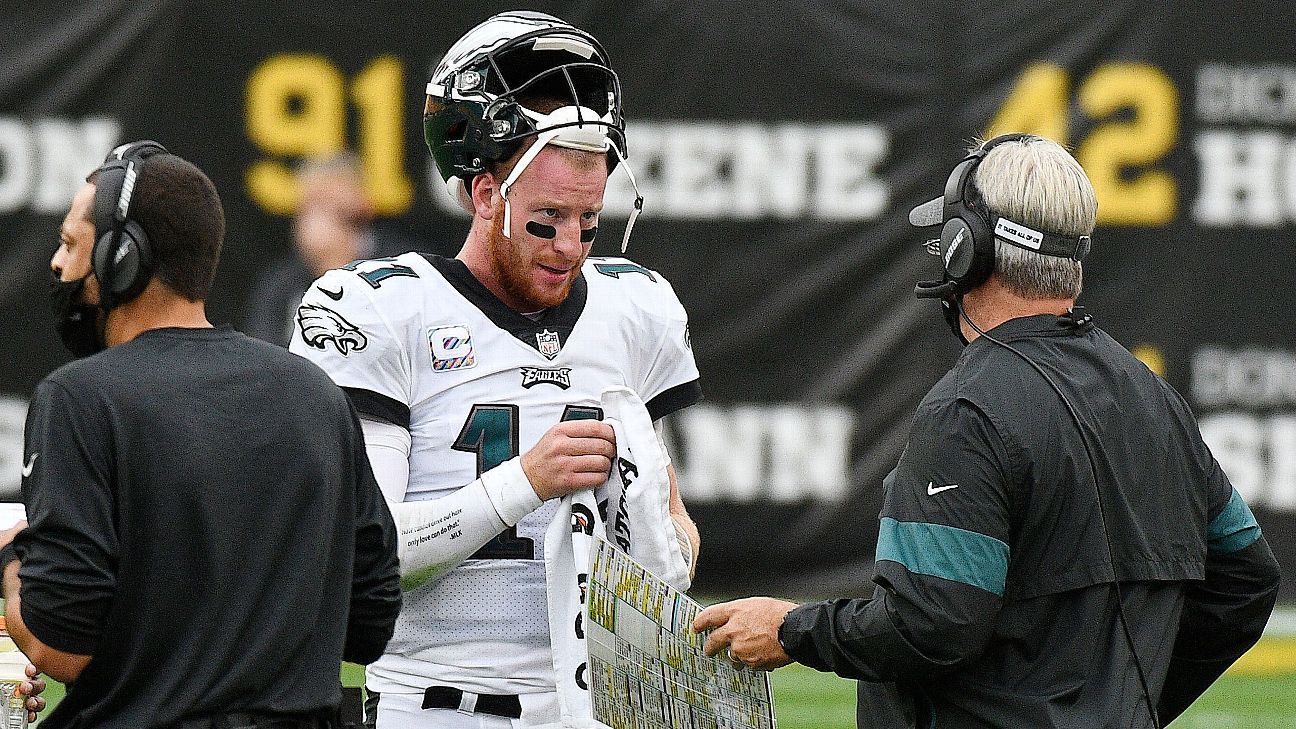 Carson Wentz Is Wearing a New Helmet Designed to Reduce Concussions