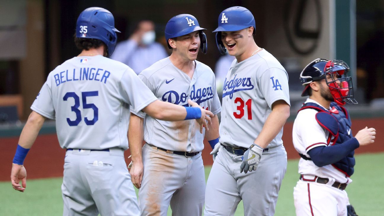 Dodgers lose to Braves on another walk-off single, trail NLCS 2-0