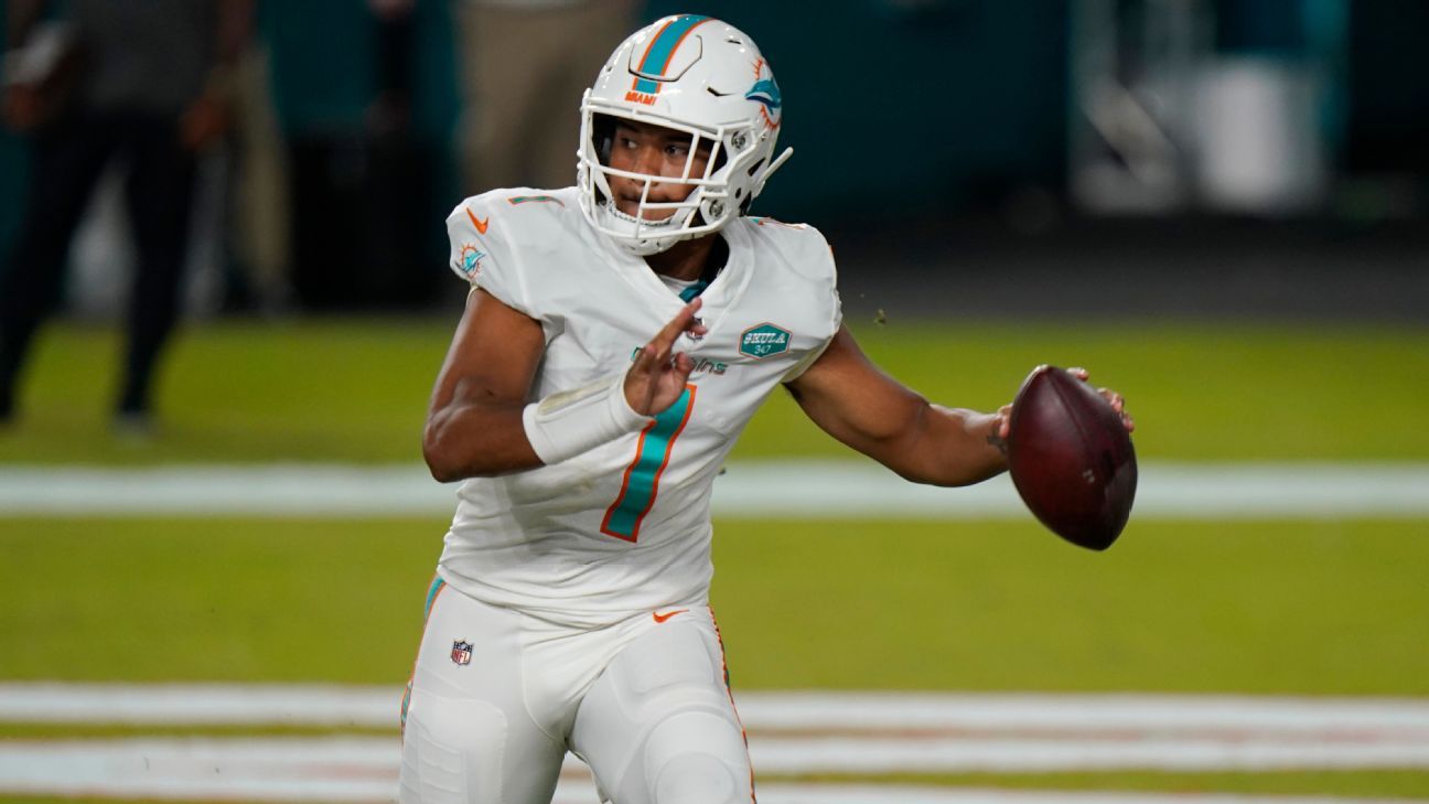 Herbert, Tagovailoa both look like 'social media QBs' in Chargers win vs.  Dolphins