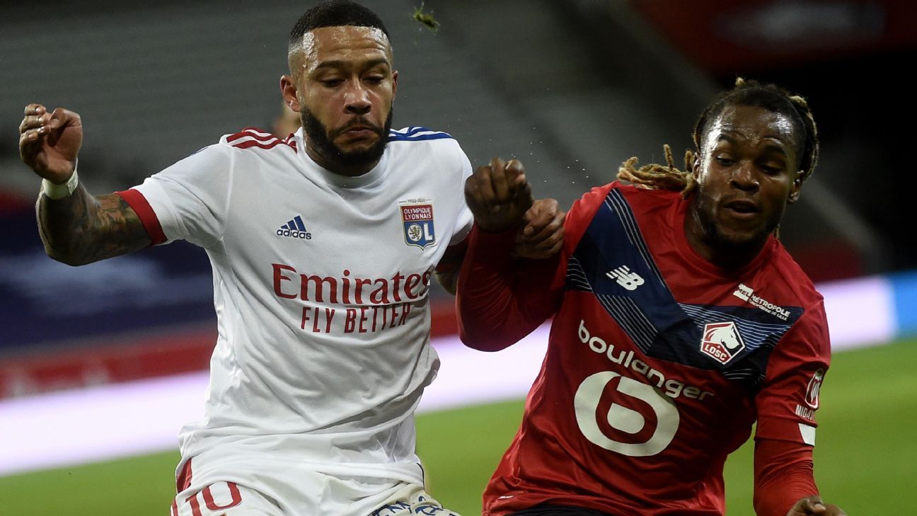 Lille Vs Lyon Football Match Summary November 1 2020 Espn