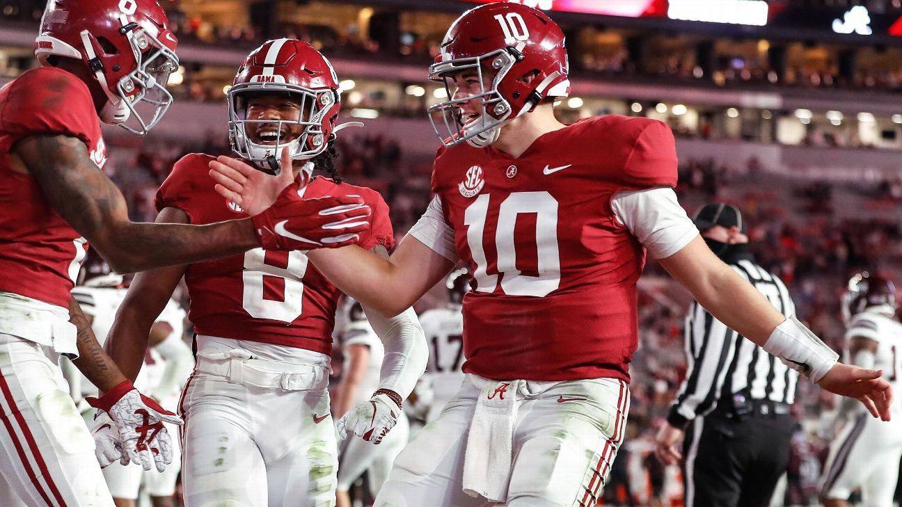 Alabama Crimson Tide QB Mac Jones, three others declare for NFL draft - ESPN