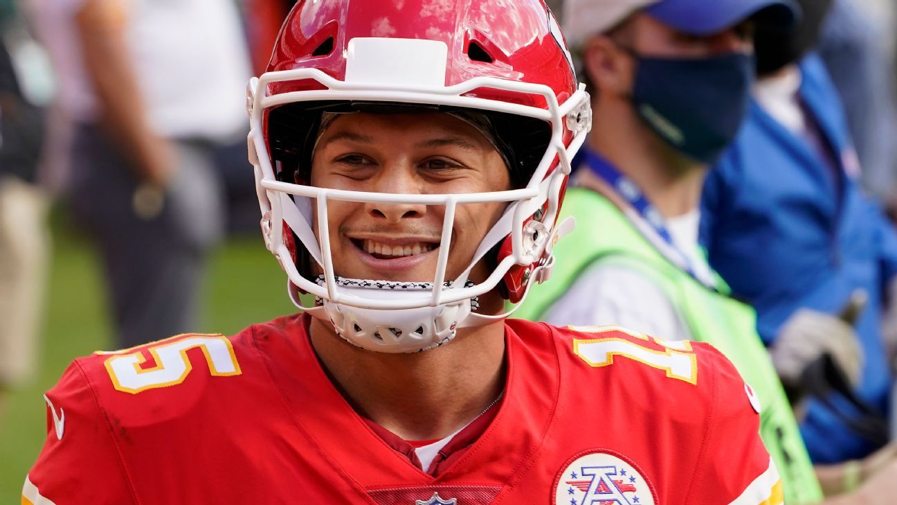 NFL Week Three stats: Patrick Mahomes becomes fastest quarterback