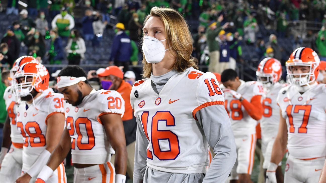 Clemson QB Trevor Lawrence tests positive for COVID-19