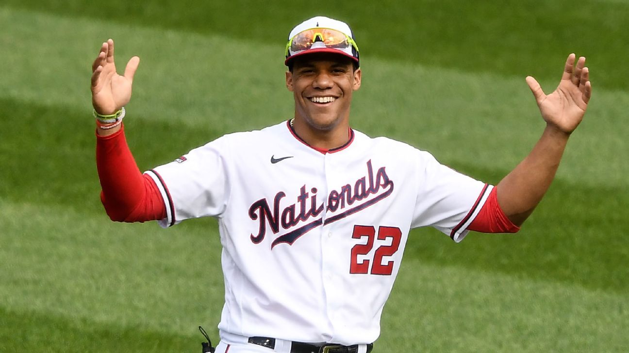 JUAN SOTO DEBUT!! All-Star joins Padres, gets huge cheers from San Diego  fans!! 